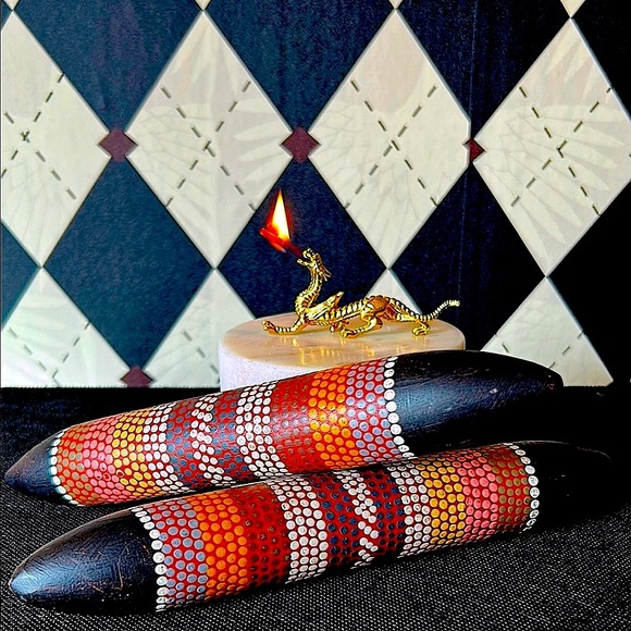 Handcrafted Aboriginal Clapping Sticks – Authentic & Beautifully Made - Picture 3 of 12